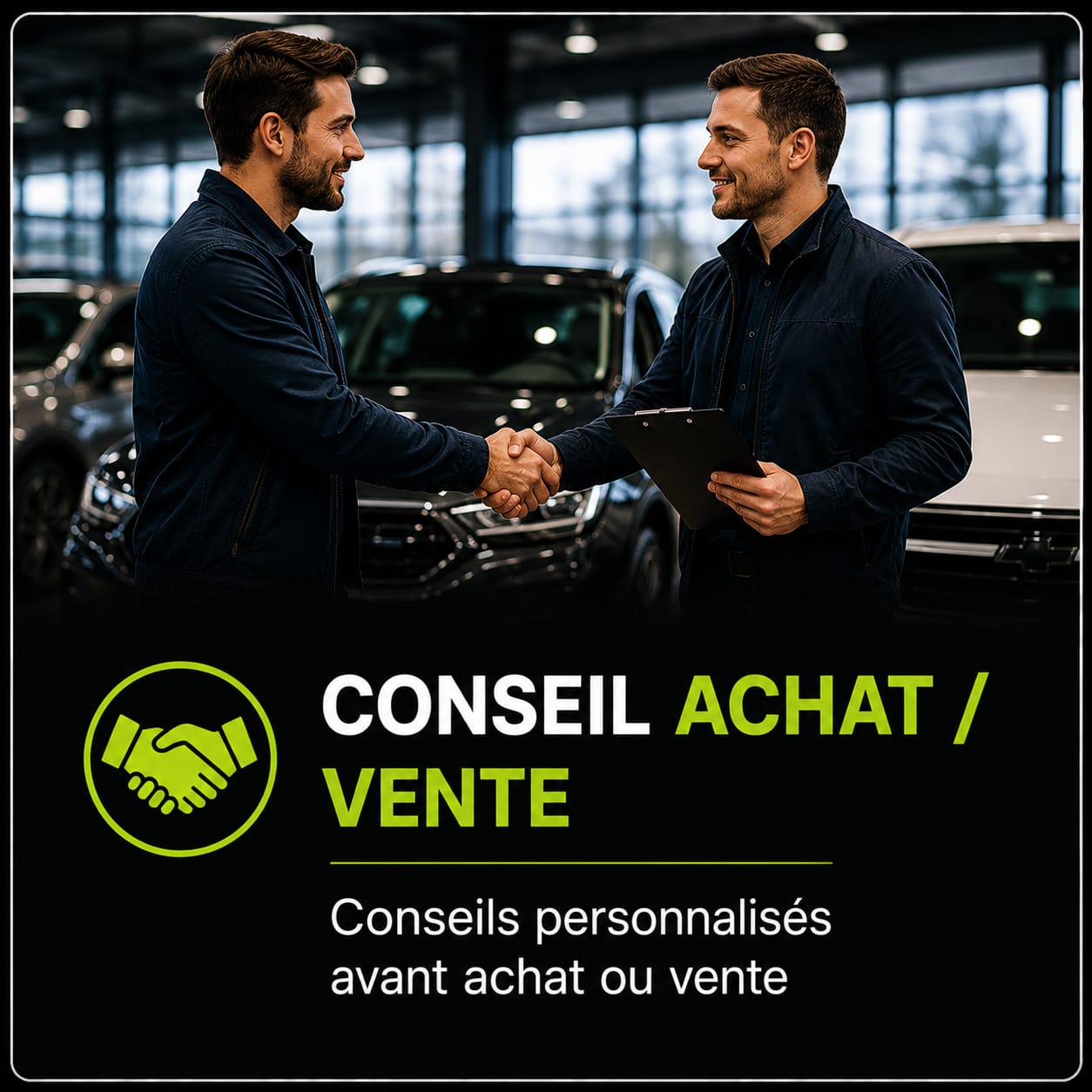 Conseil achat & vente auto professionnel vérifié VroomJobs