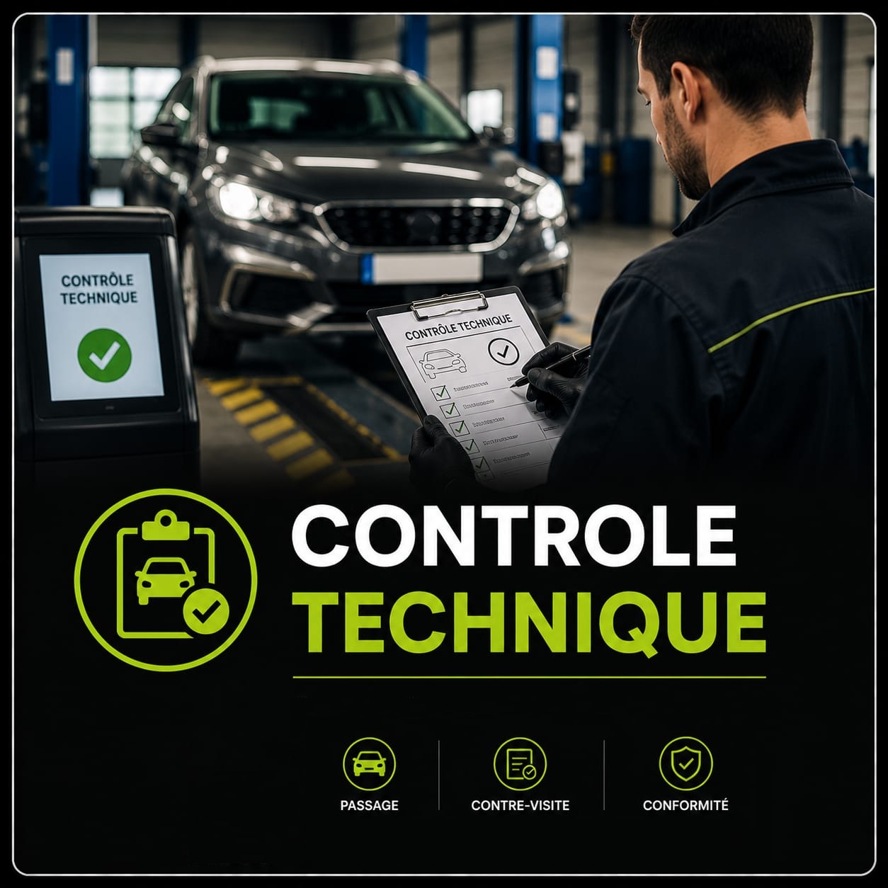 Contrôle technique professionnel vérifié VroomJobs
