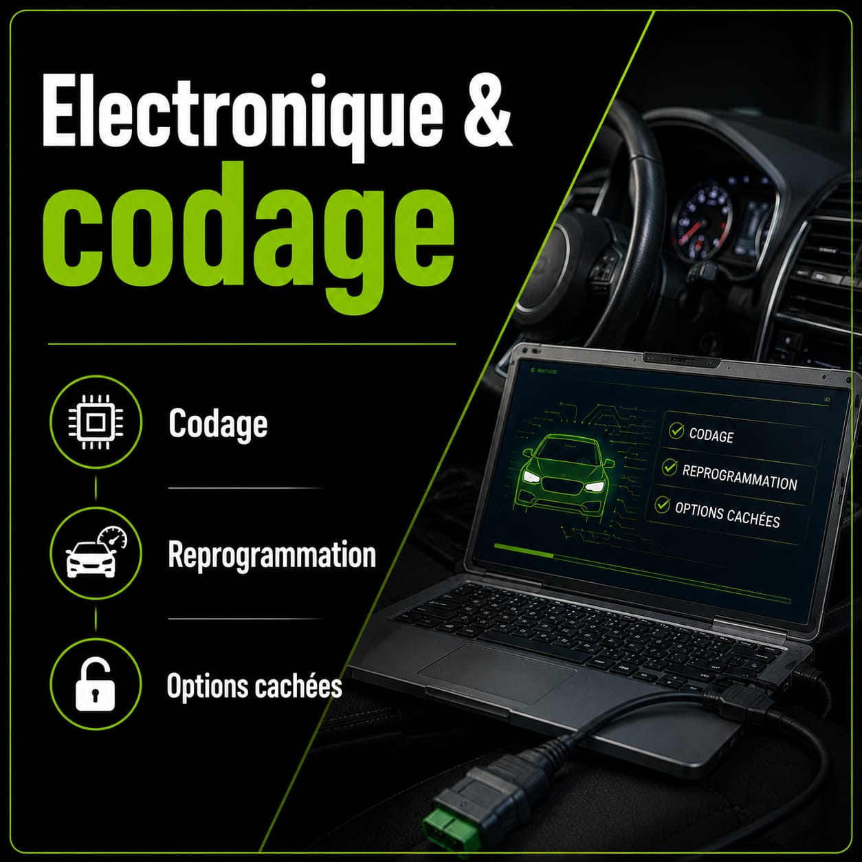 Électronique & Codage auto professionnel vérifié VroomJobs