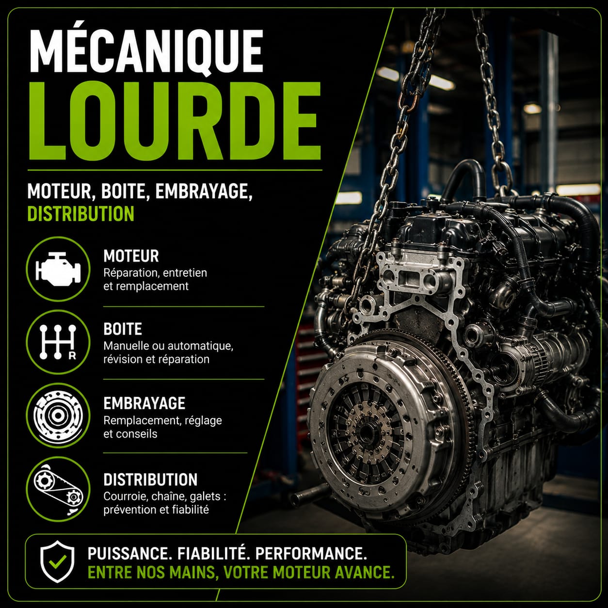Mécanique lourde & Poids lourds professionnel vérifié VroomJobs